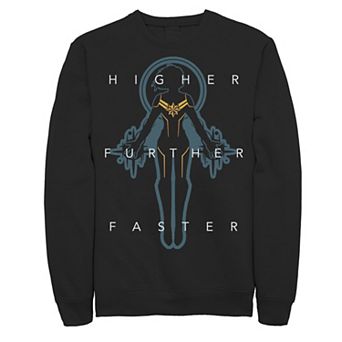 Men's Marvel Captain Marvel Higher Further Faster Sweatshirt