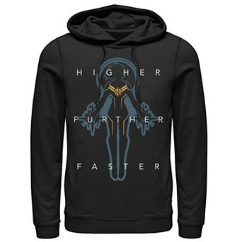 Men's Marvel Captain Marvel Higher Further Faster Hoodie