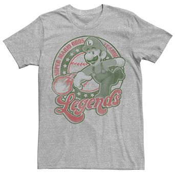 Men's Super Mario Luigi Fireball Legends Tee