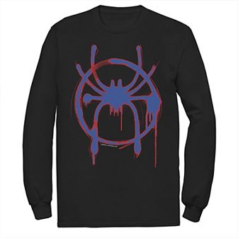 Men's Marvel Into The Spider-Verse Spray Paint Logo Tee