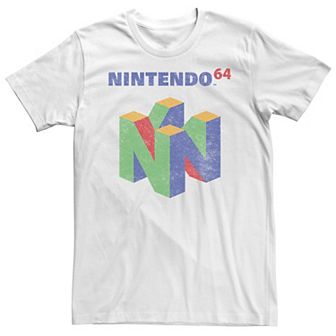 Men's Nintendo 64 Logo Colorful Tee