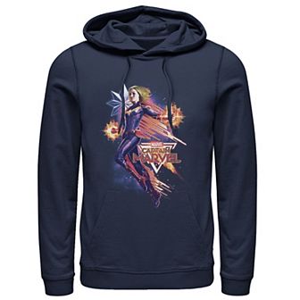 Men's Marvel Captain Marvel Shooting Star Portrait Hoodie