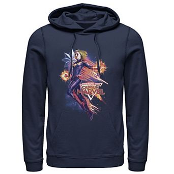 Men's Marvel Captain Marvel Shooting Star Portrait Hoodie