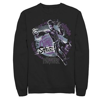 Men's Marvel Black Panther Movie Graffiti Sweatshirt
