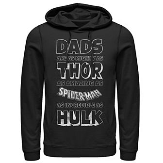 Men's Marvel Avengers Father's Day Dad Traits Hoodie