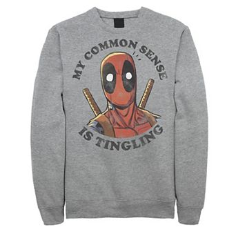Men's Marvel Deadpool Common Sense is Tingling Sweatshirt