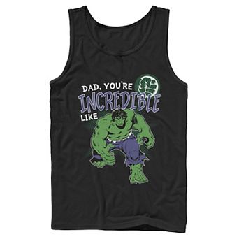 Men's Marvel Hulk Incredible Dad Father's Day Tank Top