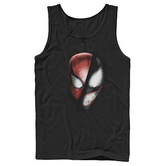 Men's Marvel Venom & Spider-Man Rivals Face Mask Tank Top