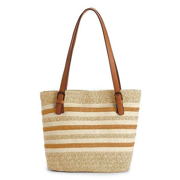 Sonoma Goods For Life Twist Straw Tote