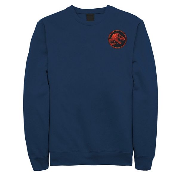 Men's Jurassic World Two T-Rex Magma Pocket Icon Fleece