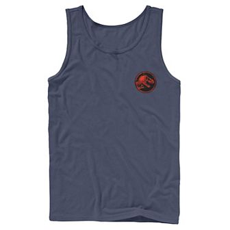 Men's Jurassic World Two T-Rex Magma Pocket Icon Tank Top