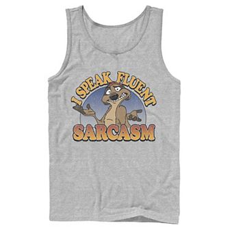 Men's Disney The Lion King Timon Speaks Sarcasm Tank Top