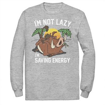 Disney's The Lion King Men's Lazy Pumba Tee