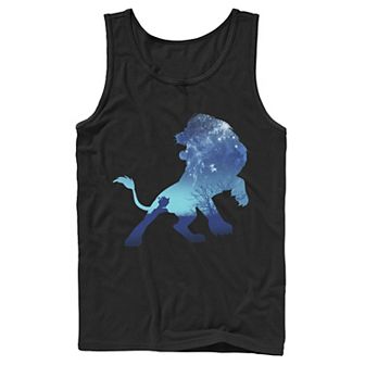 Disney's The Lion King Simba Men's Sky Silhouette Tank Top