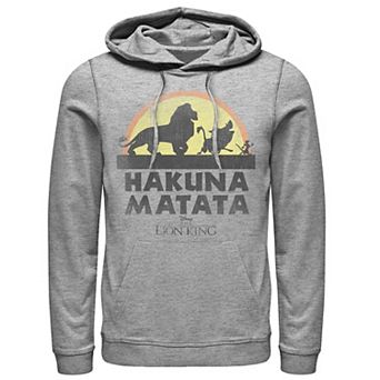 Disney's Lion King Classic Logo Silhouette Men's Hoodie