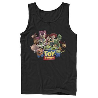Disney / Pixar's Toy Story Buzz Lightyear, Woody & Jessie Men's Running Tank Top