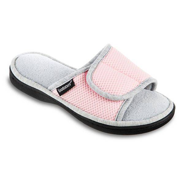 Isotoner discount velcro slippers