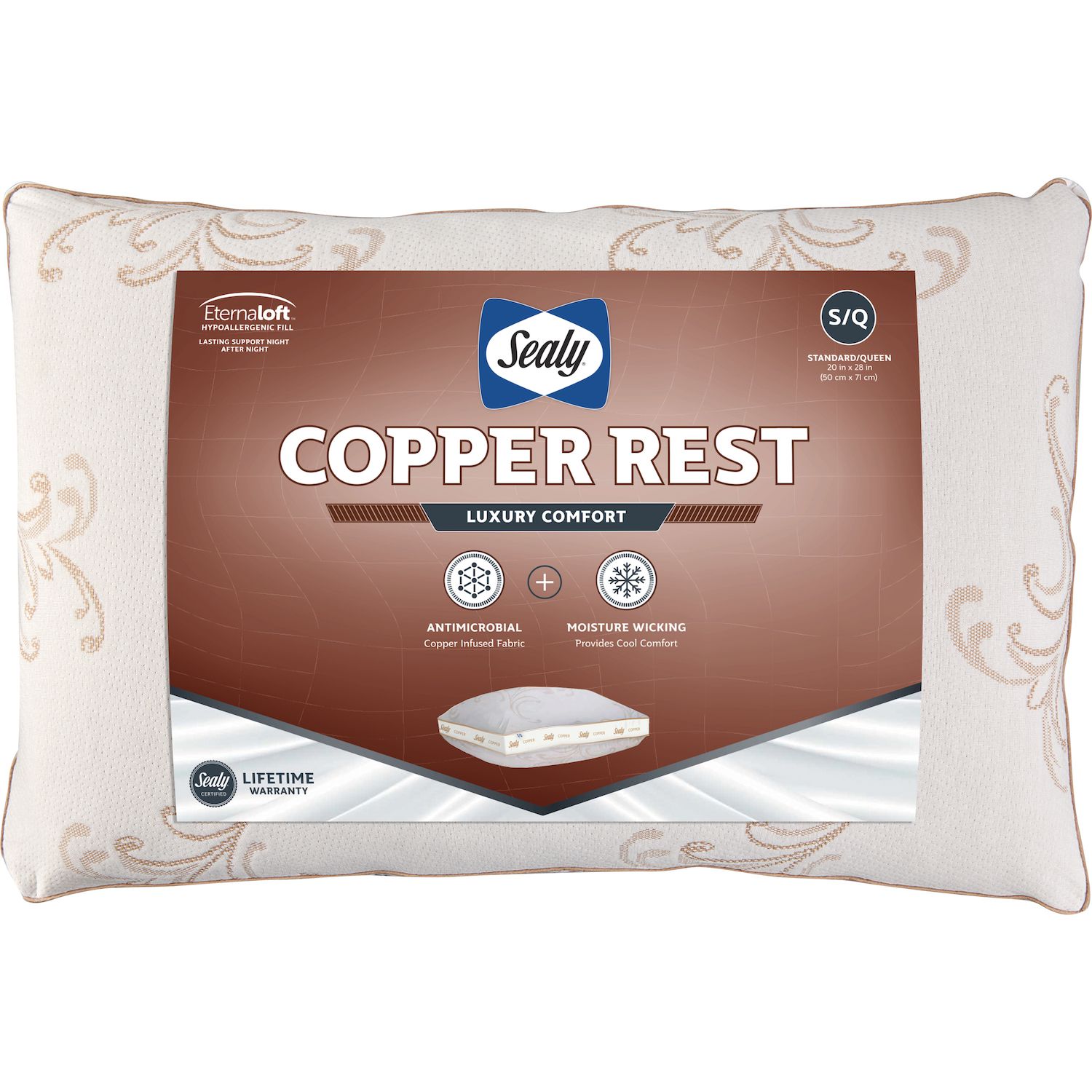 Serta copper rest clearance pillow