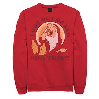 Disney's Snow White Dwarf Men's Sleepy For This Sweatshirt