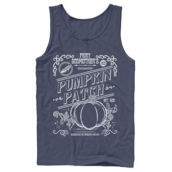 Men's Disney Cinderella Halloween Pumpkin Patch Tank Top