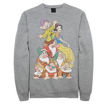 Disney's Snow White Men's Seven Dwarfs Stack Sweatshirt
