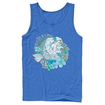 Men's Disney Little Mermaid Ariel Watercolors Tank Top