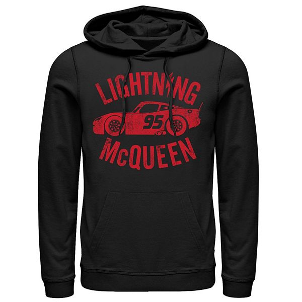 Disney Cars Lightning McQueen Boys Half Zip Fleece Sweatshirt Dark Grey