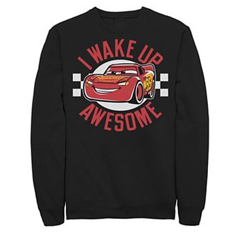Disney / Pixar's Cars 3 Lightning McQueen Men's Wake Up Awesome Sweatshirt