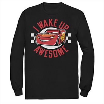 Disney / Pixar's Cars 3 Lightning McQueen Men's Wake Up Awesome Tee