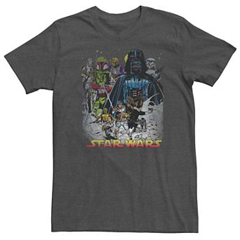 Men's Star Wars Vintage Action Poster Tee