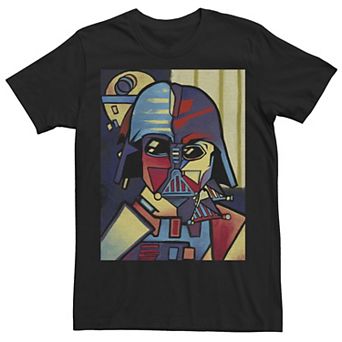 Men's Star Wars Darth Vader Picasso Cubism Helmet Tee