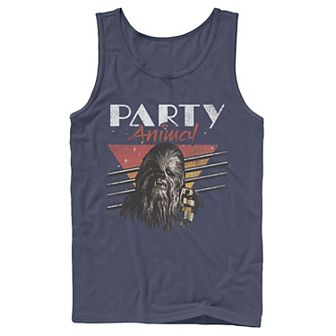 Men's Star Wars Chewbacca Party Animal Vintage Tank Top