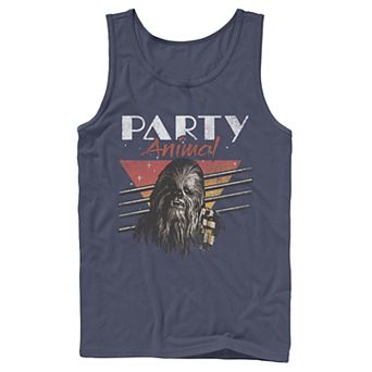 Men's Star Wars Chewbacca Party Animal Vintage Tank Top