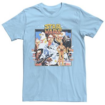 Men's Star Wars A New Hope Characters Collage Tee