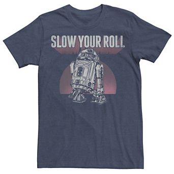 Men's Star Wars R2-D2 Slow Your Roll Portrait Tee