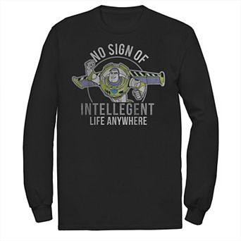 Men's Disney Pixar Toy Story Buzz No Sign Of Intelligent Life Tee