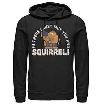Disney / Pixar's Up Dug Men's Just Met and SQUIRREL! Hoodie