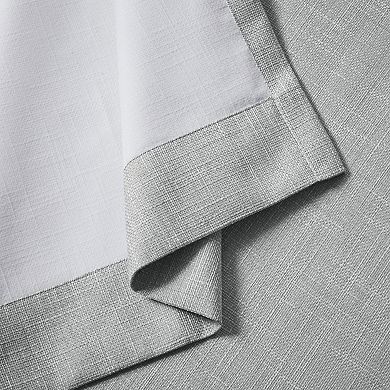 SunSmart Arlie Printed Heathered Blackout Patio Curtain