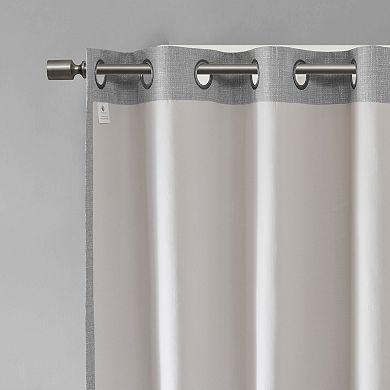 SunSmart Arlie Printed Heathered Blackout Patio Curtain