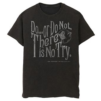 Men's Star Wars Yoda Epic Quote "Do Or Do Not..." Tee