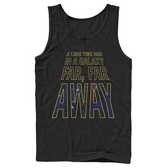 Men's Star Wars Opening Crawl Scrolling Text Tank Top