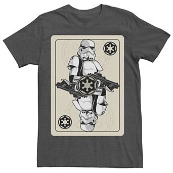 Men's Star Wars Stormtrooper Playing Card Tee