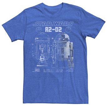 Men's Star Wars R2-D2 Astromech Droid Schematic Tee