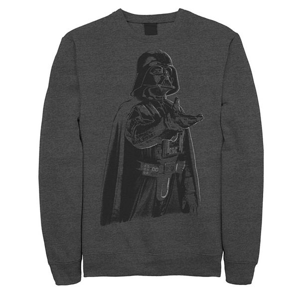 Men's Star Wars Darth Vader Dark Hue Portrait Sweatshirt