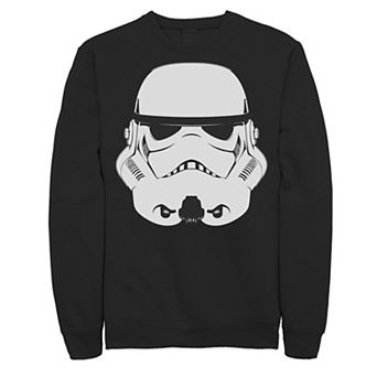 Men's Star Wars Stormtrooper Head Shot Stamp Sweatshirt