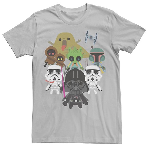 Men's Star Wars Kawaii Villains Tee