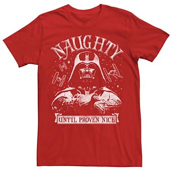Men's Star Wars Christmas Naughty Vader Tee