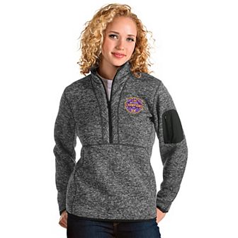 Women's Antigua LSU Tigers 2019 National Champions Fortune Pullover