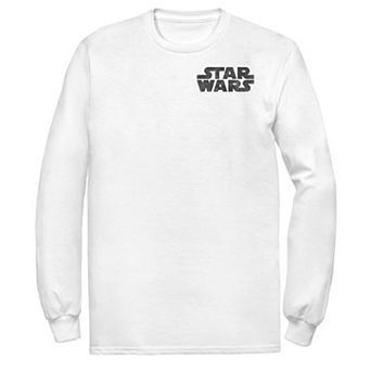 Men's Star Wars Black Out Classic Logo Vintage Tee