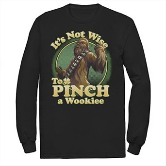 Men's Star Wars Chewbacca It's Not Wise To Pinch A Wookie Tee